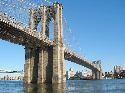 En bild av Brooklyn Bridge